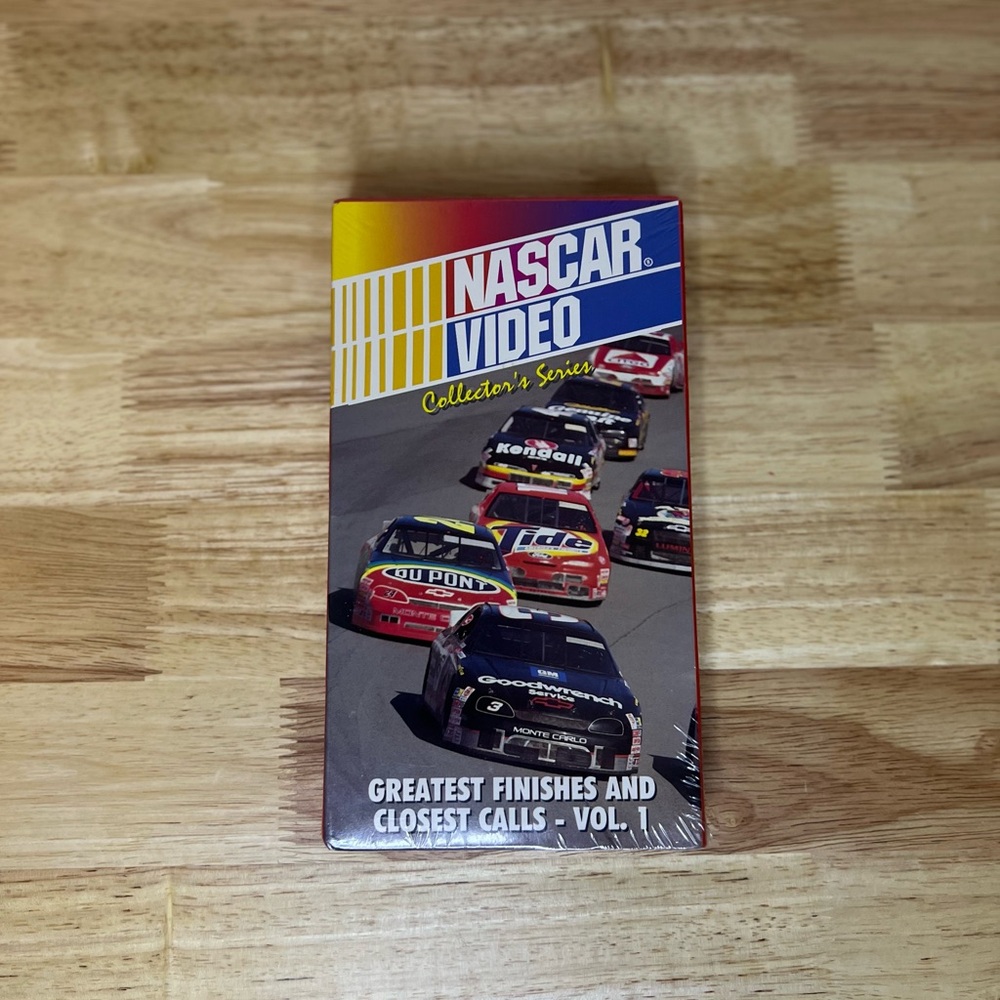 NASCAR Video Greatest Finishes & Closest Calls Vol. 1 VHS – New Sealed